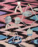 Yann Gerstberger UNTITLED Abstract Tapestry, 113H - Sold for $25,600 on 02-21-2026 (Lot 15).jpg